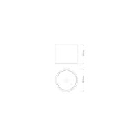 Downlight DL CMFT FRAME D200 BK 4099854500046