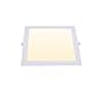 Downlight empotrable intego 2.0 pc quadrado 12w led 1200lm 3000k 120°