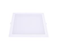 Downlight empotrable intego 2.0 pc quadrado 18w led cct 1800lm 120° l