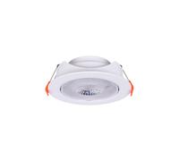 Downlight empotrable intego spot redondo 1x5w led 350lm 3000k 36° xd.