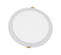 Downlight empotrable intego techno pp redondo 18w led cct 1800lm 120°