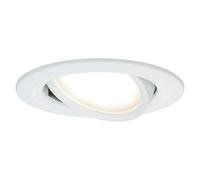 Downlight empotrable LED redondo Nova Plus Coin (6,8 W, Ø x Al: 8,4 x 4,5 cm, Blanco, Blanco cálido)