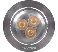 Downlight empotrable red redondo 3x3w led 30° al.0,3xd.7,7cm niquel