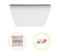 Downlight empotrable rupia cct cuadrado 24w led 2600lm 3000-4000-6500k