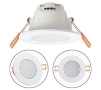 Downlight empotrable xelim redondo ip65 1x5w led 350lm 4000k 120° al.