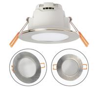 Downlight empotrable xelim redondo ip65 1x5w led 350lm 6500k 120° al.