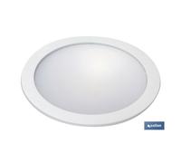 Downlight empotrar blanco 3w ø90 mm