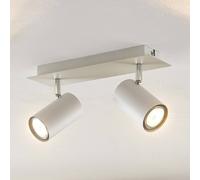 Downlight Joffrey de Lindby, 31 cm, 2 luces, blanco, GU10