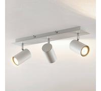 Downlight Joffrey de Lindby, 49 cm, blanco, 3 luces, GU10