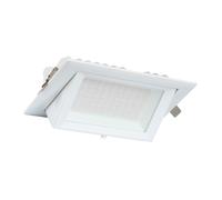 Downlight LED 38W Rectangular Direccionable 130lm/W Corte 210x125 mm [EEK: E]