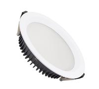 Downlight LED 40W Circular Aero 130 lm/W Microprismático Corte Ø 200 mm