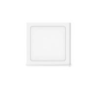 Downlight LED cuadrado 18W de superficie, luz blanca ideal para iluminación general y decorativa interior.