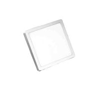 Downlight LED cuadrado de superficie 18W luz natural, ideal para iluminación de espacios interiores y decoración moderna.
