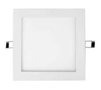 Downlight LED cuadrado plano 12W 3000K Blanco Empotrar