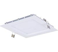 Downlight led empotrar cuadrado 18w luz blanca 6000k acabado blanco