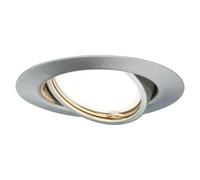 Downlight LED empotrable Base (5 W, Hierro cepillado, Blanco cálido)