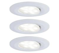 Downlight LED empotrable Calla (18 W, Blanco, IP65, 3 ud.)