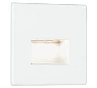 Downlight LED empotrable Edge (An x Al: 80 x 80 mm, Blanco cálido, Blanco)