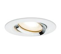 Downlight LED empotrable Nova Plus Orientable (7 W, Color del marco: Blanco, Color de luz: Blanco cálido)