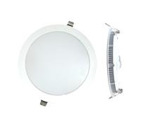 Downlight led empotrar circular 18w luz blanca 6000k