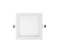 DownLight LED Empotrar Cuadrado 12W Luz Blanca 6000K Acabado BLANCO