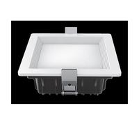 Downlight led intego pro cuadrado 21w 1130lm 6x14x14 cm blanco 6400k
