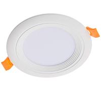 Downlight LED oceano redondo empotrar 9W 6000K marco blanco PF0,95 (6000K frio)