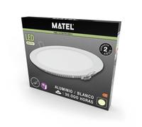 Downlight led redondo blanco 9w.neutra