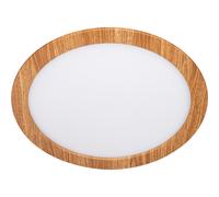 Downlight led redondo madera 30cm luceco