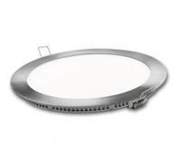 Downlight led redondo plata 3w.cal. EL PRECIO INCLUYE 3 UNIDADES