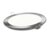 Downlight led redondo plata 9w.neutra