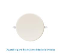 Downlight led smd migmatita 24w 4000k blanco 2400lm 2x17,5x17,5 cm cor