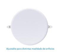 Downlight led smd migmatita 36w 6500k blanco 3600lm 2x22,7x22,7 cm cor