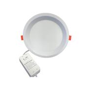 Downlight OSRAM Panel LED Slim Foco Empotrable Aluminio Sin Parpadeo Redondo