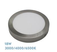 Downlight superficie diorita 18w 3000k-4000k-6500k niquel 1620lm 3,5x2