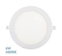 Downlight tanzanita 4w 4000k blanco 380lm 1,3x8,2x8,2 cm corte 7d
