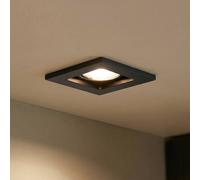 Downlight Thorid de Lindby, negro, 10 x 10 cm, juego de 10, GU10