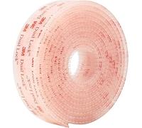 Dpm Tapes - 3M Dual Lock SJ3560, Cinta Adhesiva Reposicionable con Cabezas de Seta Type 250, Recortable, Transparente, 25,4 mm x 1 m