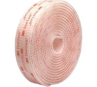 Dpm Tapes - 3M Dual Lock SJ3560, Cinta Adhesiva Reposicionable con Cabezas de Seta Type 250, Recortable, Transparente, 25,4 mm x 2 m