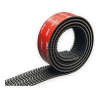 Dpm tapes - 3M Dual Lock SJ3870, Cinta Adhesiva Reposicionable con Cabezas de Seta Type 250, Recortable, Negro, 25,4 mm x 1 m