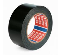 Dpm tapes - Tesa 4615, Cinta Americana de Tela Profesional Universal para Reparaciones, Fijación, Embalaje, Marcado y Sellado, Interior/Exterior, Negro (50 mm x 50 m)