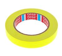 Dpm tapes - tesa 4671 Cinta Gaffer Amarillo Fluorescente, Escribible, Rasgable a Mano y Retirable Sin Residuos de Casi Todas las Superficies, 19 mm x 25 m