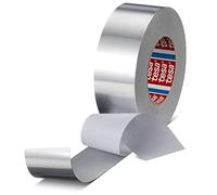 Dpm Tapes - Tesa 60672, Cinta de Aluminio Selladora para Conductos de Aire, Impermeable, Resiste Vapor y Gas, Altas/Bajas Temperaturas, Robusta, Reparaciones Permanentes (50 mm x 25 m)