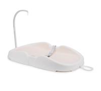 Dpofirs Cambiador de bebé, Estación de Baño Portátil para Bebés, Estación de de Pañales Multifuncional con Almacenamiento para Bebés y Recién Nacidos (Beige)