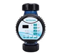 Dpofirs Clorador Salino de 10g/h con Celda Autolimpiante para Piscinas de | Generador de sal de piscina con control inteligente, WiFi 2,4G, para SPA, conexión de tubería de 50 mm, resistente al agua