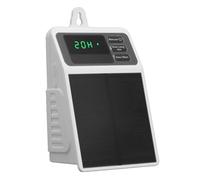 Dpofirs de Riego por Goteo Solar, Dispositivo de Riego Automático con Clasificación de Impermeabilidad IPX5 para Uso en Invernadero, Jardín, Patio, Césped