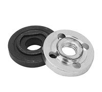 Dpofirs Juego de Bridas para Amoladora Angular, Acero Cromado (#1) | Kit de brida interior exterior, roscada y sin rosca, para Bosch
