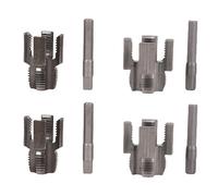 Dpofirs Juego de Herramientas de Roscado para Tuberías Internas y Externas | Cortador de hilo de tubo de 2 funciones para tubo PPR PVC MPP, 1/2 pulg. DN15 3/4 pulg. DN20, juego de herramientas de