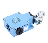 Dpofirs Mini Interruptor de Límite con Brazo de Rodillo Ajustable, IP66 | Interruptor de recorrido de reinicio automático, carcasa de acero y plástico, para maquinaria y máquinas herramienta