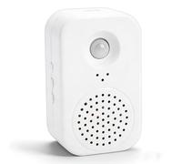 Dpofirs Timbre de Puerta Inalámbrico con Sensor de Movimiento Interior, Timbre de Alerta para Visitantes de Tienda para Negocios Cuando Se Abre la Puerta, Productos Parlantes Grabables